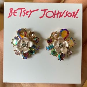 Betsey Johnson Jewelry - Betsey Johnson Opulent Floral Cluster Earrings Betsey Johnson Jewelry - Betsey Johnson Opulent Floral Cluster Earrings